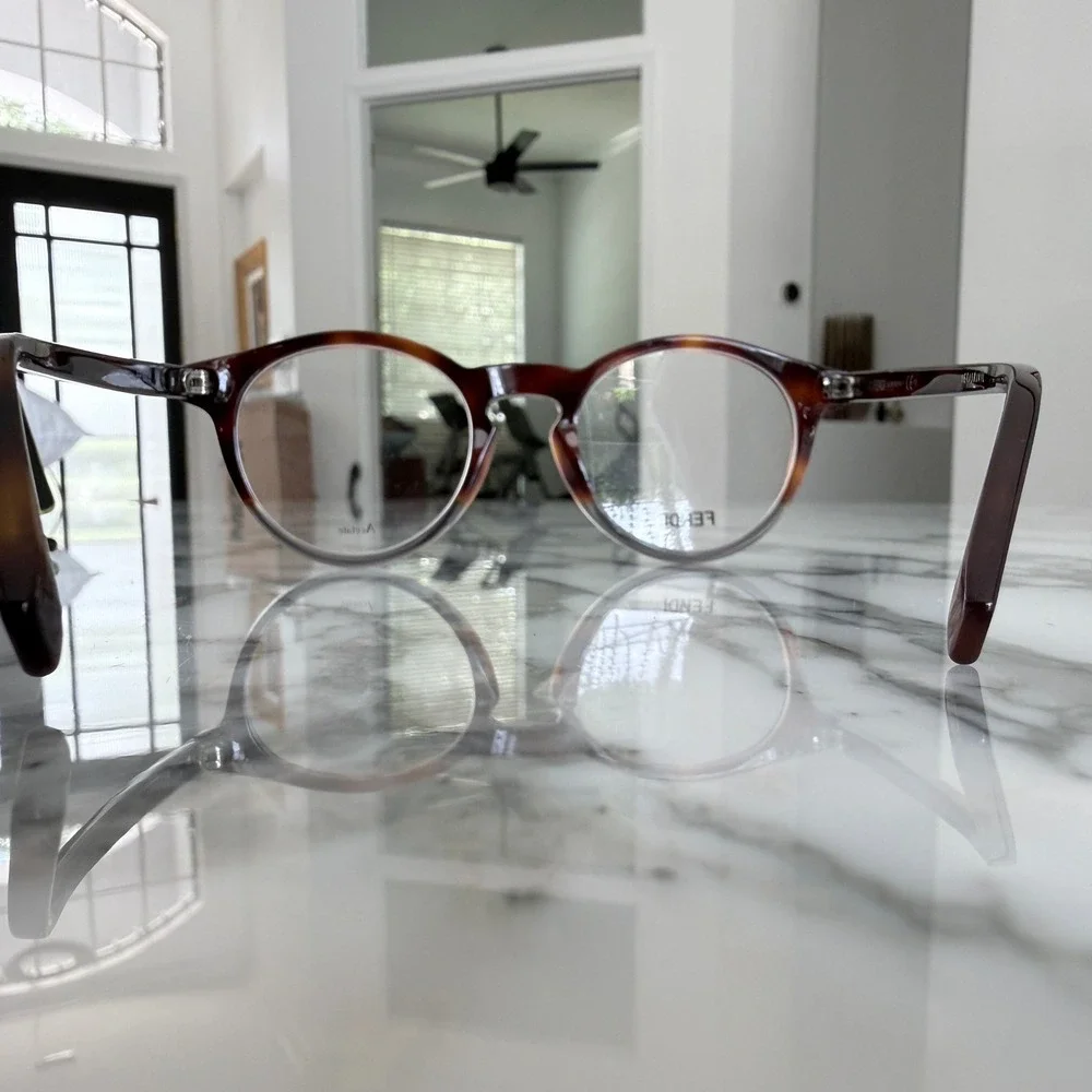 Fendi Eyeglass‎ Frames FF0236 Havana Brown Tortoise Gold Unisex